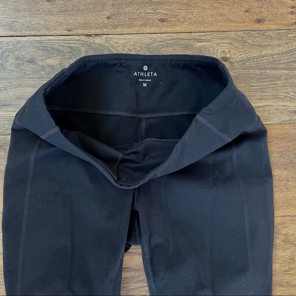 Athleta Black Athletic Leggings M - Picture 6 of 6